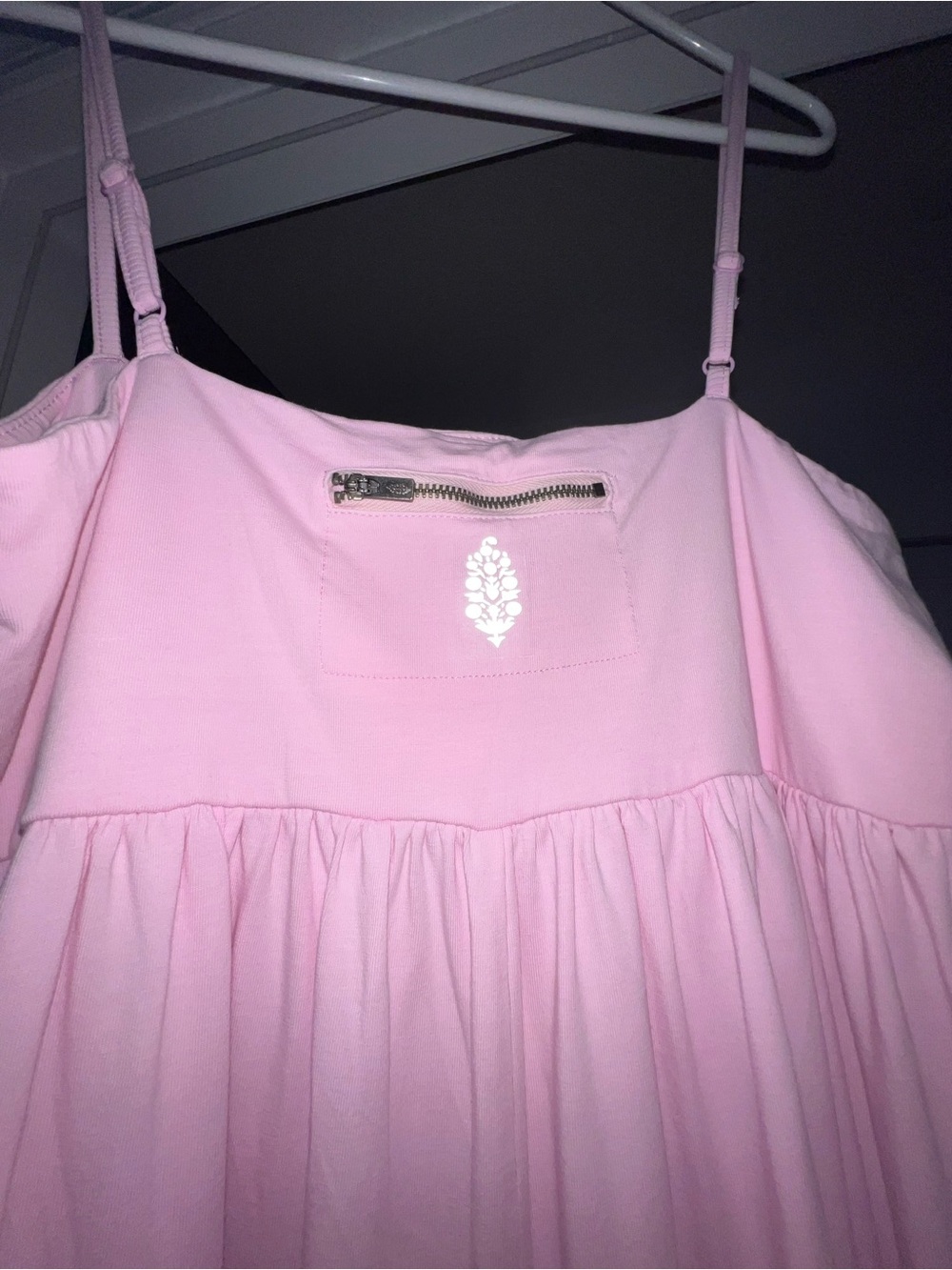 NWT Free People FP Movement Hot Shot Strappy Onesie Baby Pink Size: Large - Picture 6 of 12